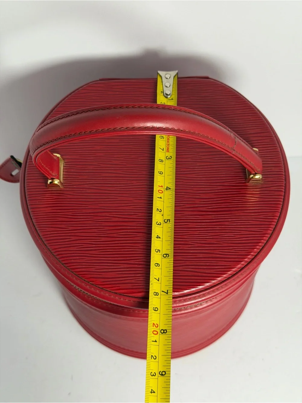 Louis Vuitton Red Epi Leather Cannes Vanity Bag